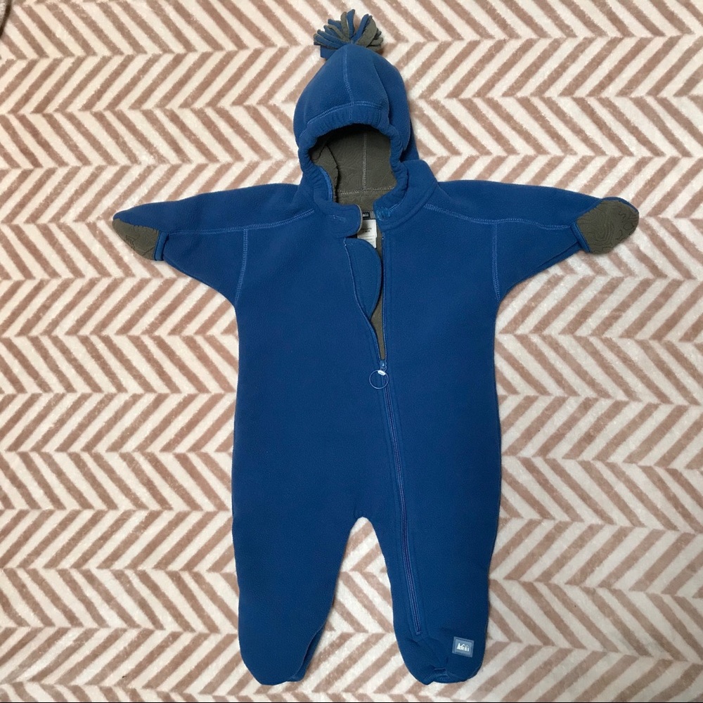 REI baby bunting warm winter suit